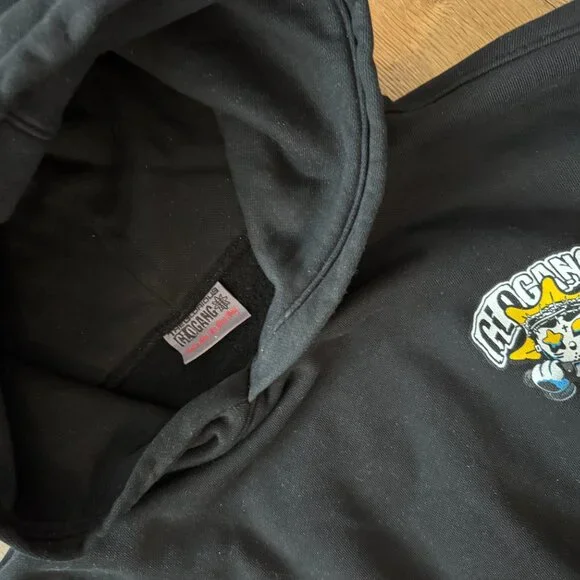 A Lil Glory Hoodie (Black)Iconic logos of Rapper Chief Keef and his label Glo-Ga